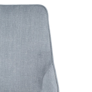 Porter Corduroy Dining Chair in Light Grey