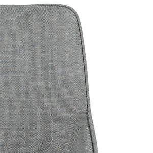 Porter Fabric Dining Chair in Light Grey