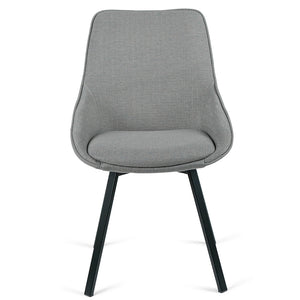 Porter Fabric Dining Chair in Light Grey