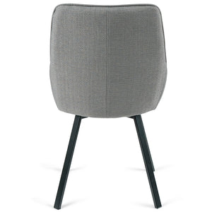 Porter Fabric Dining Chair in Light Grey