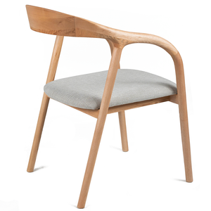 Camilo Fabric Dining Chair in Natural/Grey