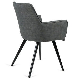 Coen Fabric Dining Chair in Grey