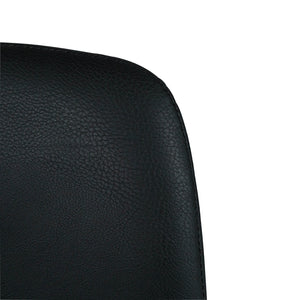 Ezra Leatherette Dining Chair in Black