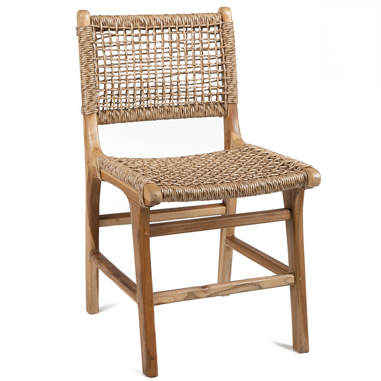 Johansen Rope Dining Chair in Teak/Natural