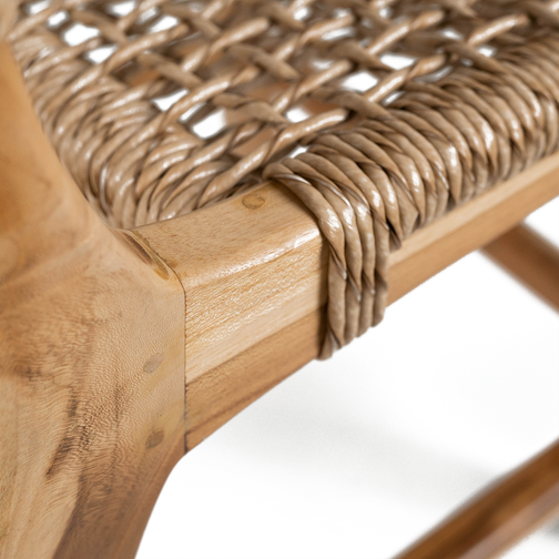 Johansen Rope Dining Chair in Teak/Natural
