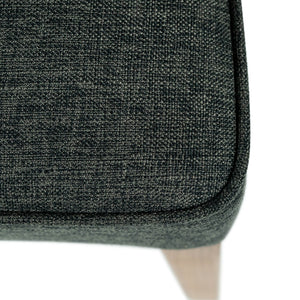Marcelo Fabric Dining Chair in Charcoal