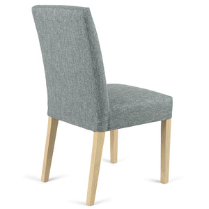 William Fabric Dining Chair in Grey