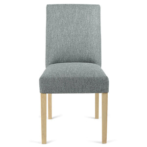 William Fabric Dining Chair in Grey