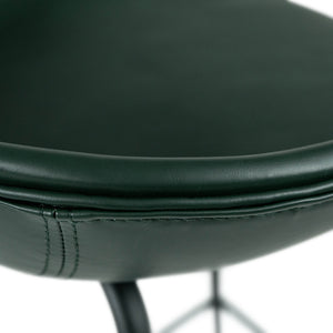 Zac Leatherette Kitchen Bar Stool in Forest