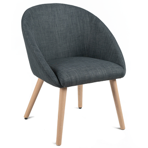 Gabriel Fabric Dining Chair in Dark Grey