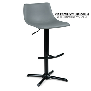 Wyatt Adjustable Kitchen Bar Stool "Create Your Own"